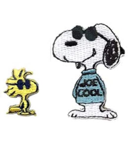 Amazon.co.jp: スヌーピー ワッペン 刺繍 キャラクター ピーナッツ