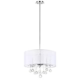 Safavieh Lighting Collection Etude Chrome 57-inch Pendant Light by Safavieh
