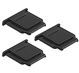 Fotasy ホットシューカバー x 3個 ソニーカメラ用 マルチインターフェースシュー(MIS) A6300 A6000 A3500 A3000 A7S II A7R II A7 A7II RX10 II RX1R RX100II RX1 RX10 A77II A99 A68 A58 FA-SHC1M交換用 ブラック