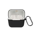 Sennheiser ゼンハイザーCX 400BT True Wireless ケース [HVUYAL] Sennheiser CX 400BT 適用 紛失防止用のフックを搭載した 軽量 キズ防止 防震 防塵 耐衝撃 傷つきにくい 柔らかなシリカゲルのスポーツクールなデザイン 衝撃 吸収 スリム ソフト ケースカバー 落下防止保護(ブラック)