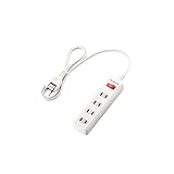 ELECOM 電源タップ 省エネ 一括スイッチ 4個口 1m ホワイト T-E3A-2410WH