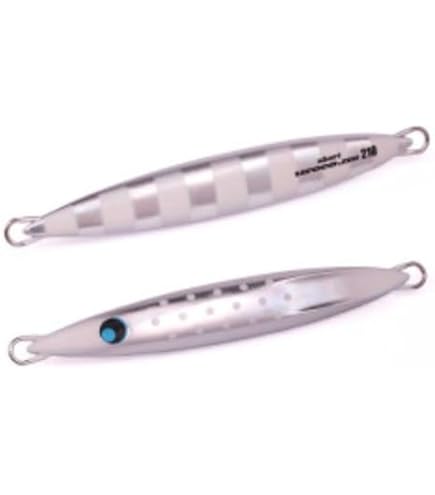 Amazon.co.jp: ウロコジグ ショート 210g #004G シルバーゼブラグロー