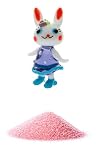 花市場直送便 ミニチュアガラス ラビちゃん グレープ & カラーサンド パステルピンク