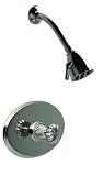 Santec 1132tt50-tm Monarch Polished 24 Kゴールド圧力バランスシャワー – トリムW / TTハンドルのみ( Includes標準シャワーヘッド、