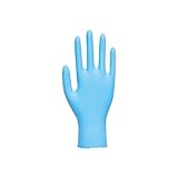 東和コーポレーション ディスポーサブル手袋 ニトリル極うす手 50枚入 537 S ブルー