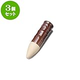 3個セット 雑器 野花立（中）矢尻 [5.5 x 22.5cm] お盆 供養 神事 お墓 仏壇 佛具