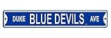 Authentic Street Signs DukeブルーDevils Ave