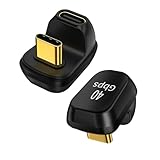USB Type C 変換 アダプタ U字型 USB C 180度アダプター 40Gbps 100W USB C Type C 変換 アダプタ U字 U型 タイプC オスメス 延長コネクター 8K@60Hz 40Gbps 高速転送 for Thundebolt 3/4 対応 for MacBook Air/Pro/ノートパソコン/携帯電話用 (2個セット)