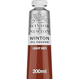 ウィンザー&ニュートン 油絵具 ウィンザー&ニュートン ウィントン オイルカラー ライトレッド 362 200ml