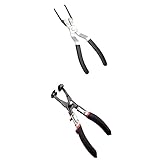 Perfk プライヤー　電気リレープラー　クランプ　パイプ　ホース　耐久性　取り外すツール　2本セット　　　