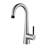 Kraus KPF-2700CH Modern Crespo Single Lever Kitchen Bar Faucet, Chrome [並行輸入品]