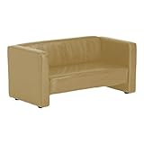 arne ソファ キッズソファ ミニソファー 二人掛け miniプチコン 2P 合成皮革生地 ベージュ