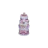 Babygiftidea Decorative Centerpiece Newborn Baby Shower Gift 3 Tiered Diaper Cake- Girl by Baby Gift