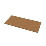 プラス 天板 L6シリーズ D400mm用 ミディアムウッド RE-A90T T2