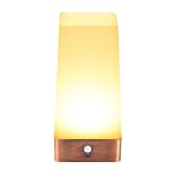 モーションセンサーLEDナイトライト3モード乾電池式レトロSコードレスLEDテーブルランプベッドルーム/バスルーム、廊下、緊急キャンプランプforキッズ子供部屋子家 LO-202273/HZ/XQ