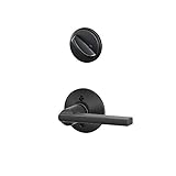 Schlage F59 LAT 716 Latitude Interior Lever with Deadbolt, Aged Bronze (Interior Half Only) [並行輸入品]