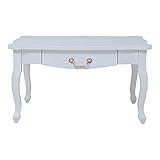 JKプラン 姫系家具 キャッツプリンセス かわいいセンターテーブル 幅75cm ホワイト SGT-0113-WH