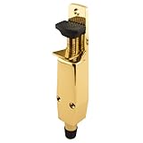 Prime-Line Products J 4594 Spring Loaded Step-On Door Holder with Brass Plated Diecast by Prime-Line