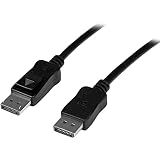 StarTech.com DisplayPortケーブル／10m／アクティブタイプ／4K30Hz／10.8Gbps／抜け防止機構付き／DPオス - DPオス／ブラック／ディスプレイポート／長尺 モニターケーブル DISPL10MA