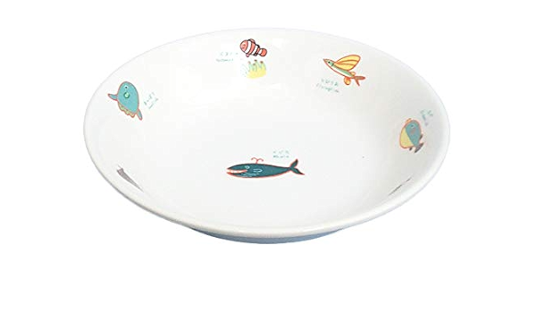 Amazon フルーツ皿 シーワールド 給食 食器 強化磁器 陶器 日本製 9a749 66 43g 子ども用プレート オンライン通販