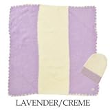 (カシウエア) KASHWERE ベビーブランケット & キャップ セット Baby Blanket&Cap Set (BB-67/69) (kashwere-bb-67) LAVENDER/CREM