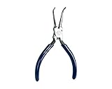Jonard JIC-3385 Curved Needle Nose Plier with Dark Blue Plastic Handle, 5-1/2' Length [並行輸入品]