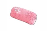 Bemini by Baby Boum Super Soft 100 x 100 cm Large Soother Blanket (Bubblegum Pink) by Baby Boum