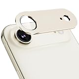 Podick カメラカバー iPhone Air用 カメラ保護 いPhone Air 対応 レンズカバー 全面保護 9H強化ガラス アルミ合金 耐衝撃 キズ防止 高透過率 黒縁取り 露出オーバー防止 防滴 防塵 貼り付け簡単 自動吸着 気泡ゼロ アイフォンAir レンズフィルム (ゴールド)