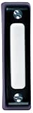 Heathゼニスsl-900 – 02有線ドアチャイム押しボタン、ブラックwithホワイトセンターバー