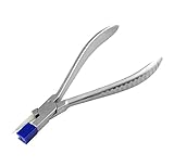 Hanchen AB-23 メガネ専用 ヤットコ 片側厚型プラスチック付 ペンチ テンプル/ブリッジ角度調整 智固定 ハイエンド ステンレス鋼 眼鏡屋用