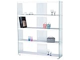 【代引き不可】東谷 ワイドグラスシェルフ HAB-625WH