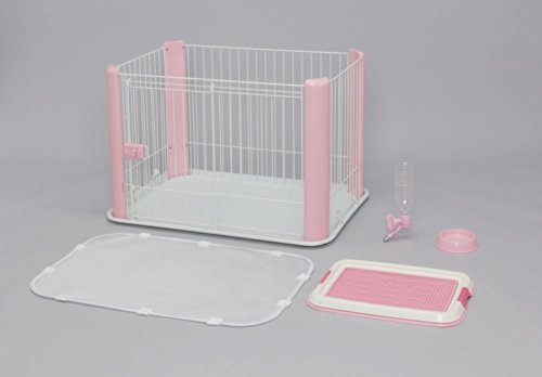 犬 ペット柵 フェンス ゲージ 室内用 柵 ペット用品 ペット柵 ペット 用品 小型犬の飼育に必要なアイテムをセット!!スターターセット イエロー