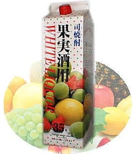 Amazon.co.jp: 【焼酎甲類】35度 司焼酎果実酒用 ホワイトリカー1800ml