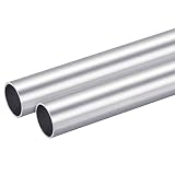 uxcell アルミニウム丸管 6063 パイプチューブ 30 mm外径 27 mm内径 200 mm長さ 2個