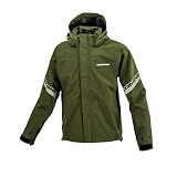 [KOMINE] バイク用 レインウエア RK-549 ブレスター3レイヤーレインジャケット 03-549 メンズ Olive L