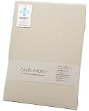CAMEL PALMS 日本製 綿100％ 敷布団カバー シングル 100×210cm の敷布団用 （105×215cm） 抗菌防臭 カフェオレ