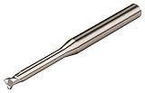 Micro 100 MMRM-005-5X 30° Helix Mold Making End Mill, 2 Flute, Solid Carbide Tool, AlTiN Coated, Met