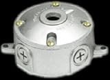 RAB Lighting VXJ1 Weatherproof Round Box with 1/2" Cover, Aluminum, 1/2" Thread, Natural [並行輸入品]