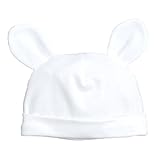 CELEC(セレク) ベビー 帽子 40cm～42cm 日本製 ホワイト 新生児 フード ブライトスムース 【167003】