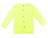 Plus Nao(プラスナオ) 子供用 カーディガン Ｖネック 長袖 シンプル 無地 男の子 女の子 キッズ ジュニア 110 120 130 140 110 ライトグリーン