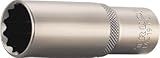 TRUSCO ディープソケット 12角タイプ 差込角12.7 対辺32mm T432WL