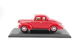 1/18 ダイキャストミニカー 1939 デラックスクーペ レッド Maisto 完成品 車 おもちゃ 模型 誕生日 プレゼント 男の子 女の子 箱入り