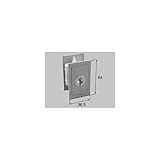 LIXIL メンテナンス部品 リビング建材用部品 引戸 引戸錠 ストライク シリンダー錠(プッシュ錠) シャインニッケルplus[MZHZHCC64] *製品色・形状等仕様変更になる場合があります*