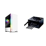 【セット買い】ZALMAN S5 White ミドルタワーPCケース フラットデザイン CS7799 & 玄人志向 電源 KRPW-BKシリーズ 80PLUS Bronze 650W ATX電源 KRPW-BK650W/85+