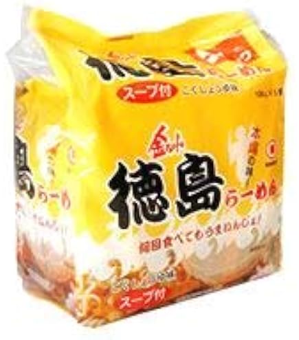 Amazon.co.jp: 徳島製粉 金ちゃんラーメン5食パック 515g×6袋 : 食品