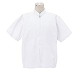 工場用白衣/ユニフォーム 【男女兼用半袖 4Lサイズ/ホワイト】 インナーネット付 『workfriend』 SKA2612 スポーツ レジャー DIY 工具 作業着 top1-ds-1879206-