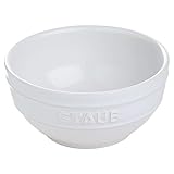 (White) - Staub Ceramic 17cm Large Bowl - 1.2l (White)