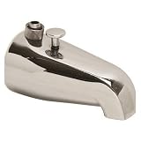 Proplus GIDS-194110 Add-On Shower Bathtub Spout with Diverter, 3/4X1/2, Chrome by ProPlus