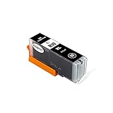 【pomme】 XKI-N10XLPGBK ブラック 顔料 単品 大容量 キヤノン対応 互換インク 残量表示機能付 ISO14001/ISO9001認証工場 (XKI-N10 XKI-N11 XKI-N10XL XKI-N11XL)