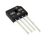 Poilee 10個 ブリッジダイオード 整流器 KBU808 8A 800V SEP ブリッジ整流器 電子 工作 部品